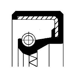 Corteco 19035001B Shaft Seal, differential - 1