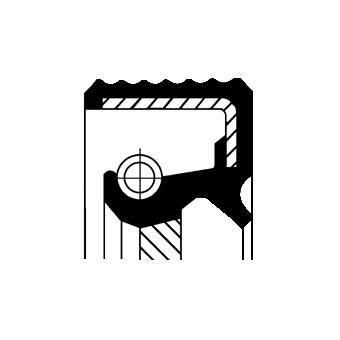Corteco 19036891B Shaft Seal, manual transmission - 1