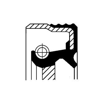 Corteco 20031720B Shaft Seal, crankshaft - 4