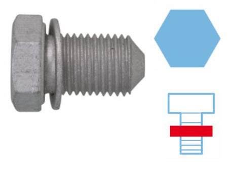Corteco 220125S Screw Plug, oil sump - 1