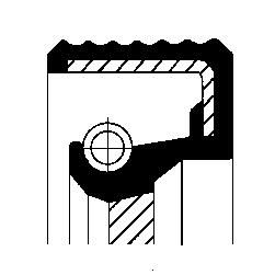 Corteco 46085512B Shaft Seal, crankshaft - 4