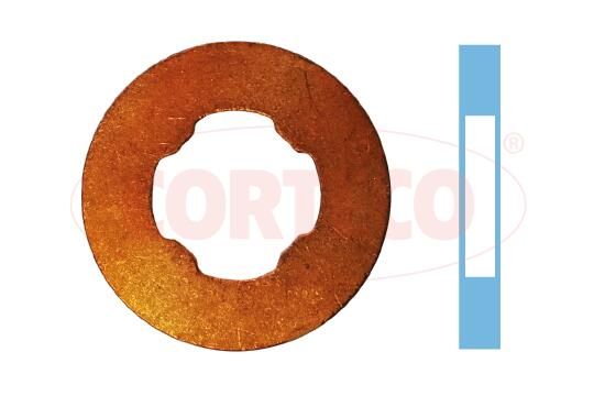 Corteco 49430609 Seal Ring, nozzle holder - 2