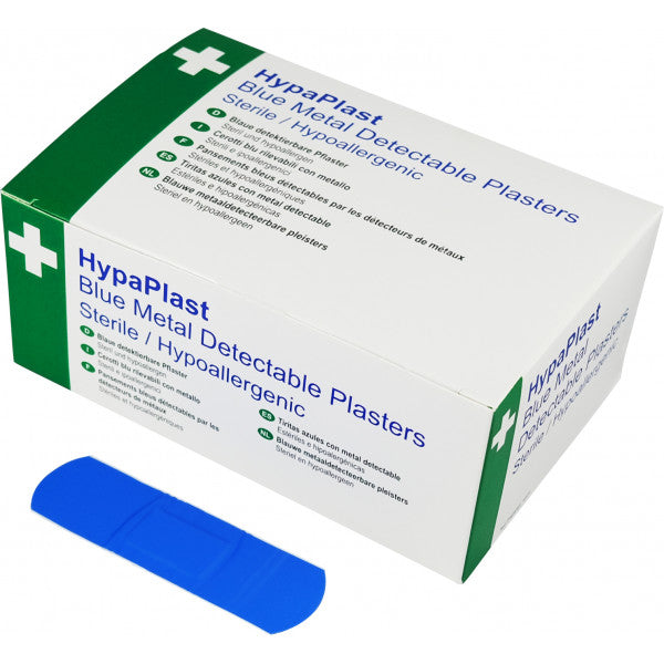 HypaPlast Blue Catering Plasters - Pack of 100