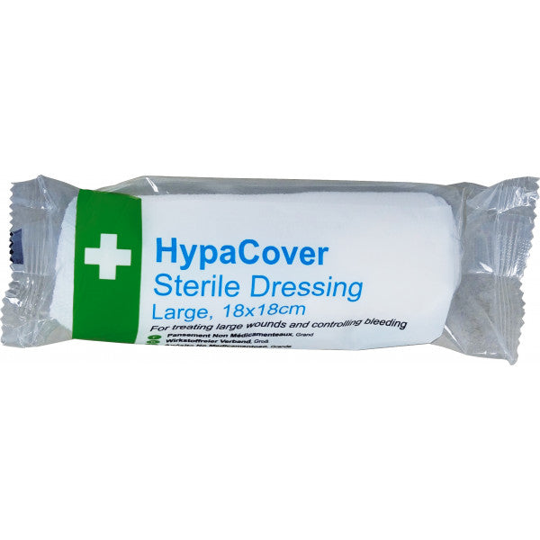 HypaCover Large Sterile Dressings - 18 x 18cm - Pack of 6