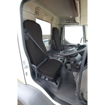 Truck Seat Cover - Driver - Black - DAF LF 2012 Onwards