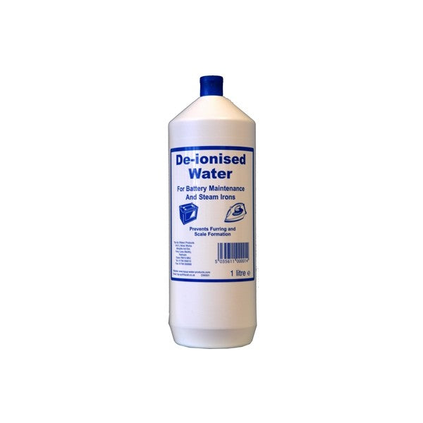 De-ionised Water - 1 Litre
