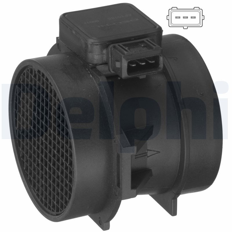 Delphi AF10185-12B1 Mass Air Flow Sensor - 1