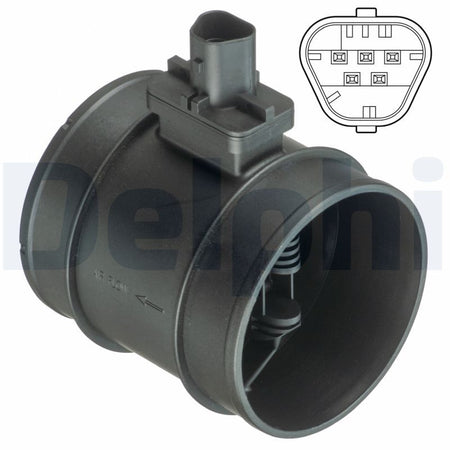 Delphi AF10410-12B1 Mass Air Flow Sensor - 1