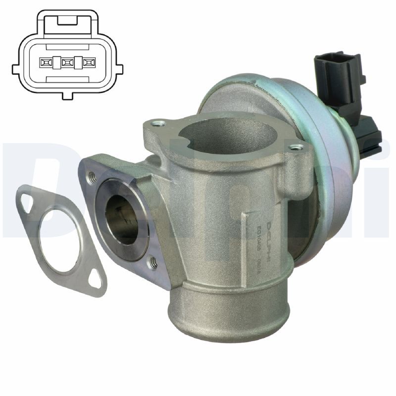 Delphi EG10406-12B1 EGR Valve - 1