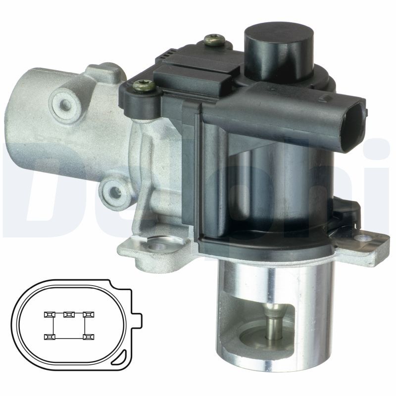 Delphi EG10425-12B1 EGR Valve - 1