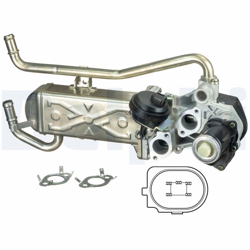 Delphi EG10432-12B1 EGR Valve - 1