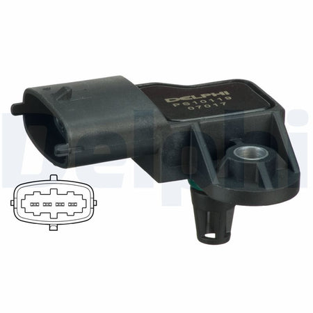 Delphi PS10119 Sensor, intake manifold pressure - 1