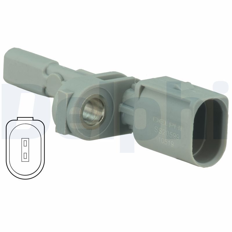 Delphi SS20599 Sensor, wheel speed - 1