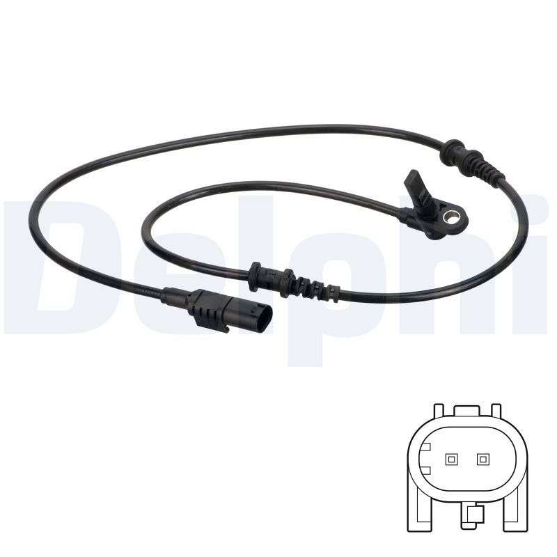 Delphi SS20790 Sensor, wheel speed - 1