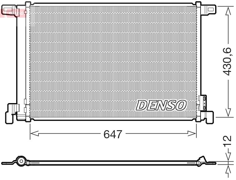 Denso DCN02050 Condenser, air conditioning - 1