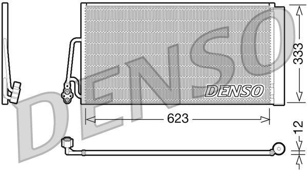 Denso DCN05102 Condenser, air conditioning - 1