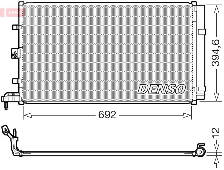 Denso DCN10063 Condenser, air conditioning - 1