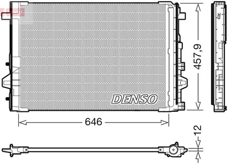 Denso DCN17059 Condenser, air conditioning - 1