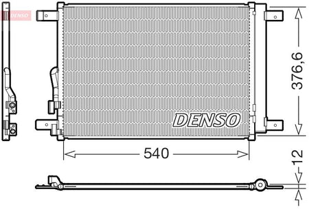 Denso DCN32033 Condenser, air conditioning - 1
