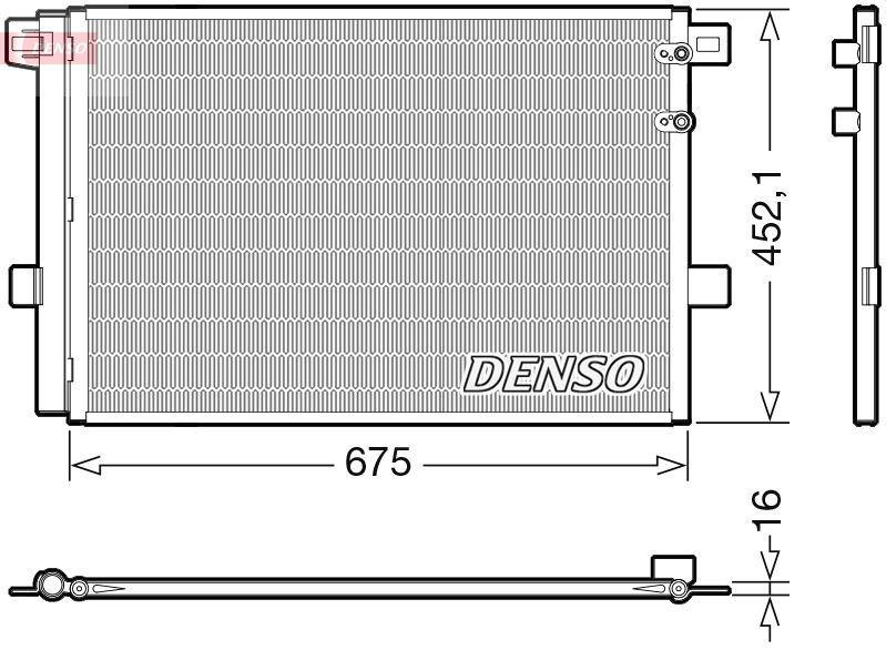 Denso DCN32065 Condenser, air conditioning - 1