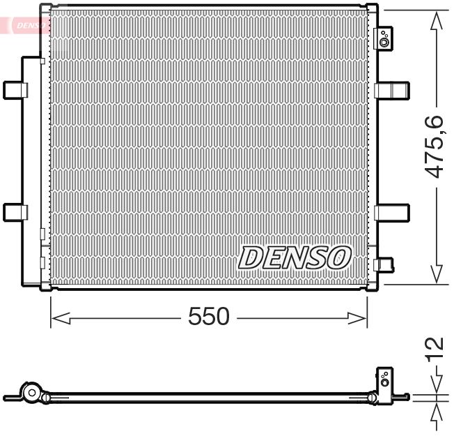 Denso DCN32073 Condenser, air conditioning - 1