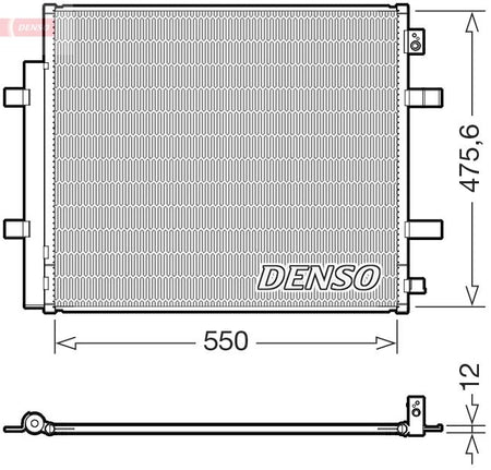 Denso DCN32073 Condenser, air conditioning - 1