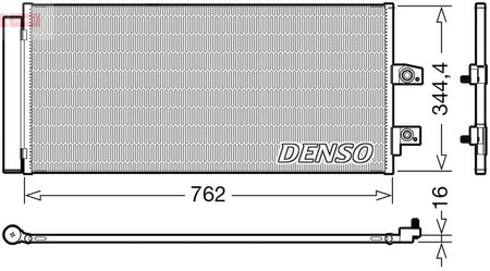Denso DCN33016 Condenser, air conditioning - 1