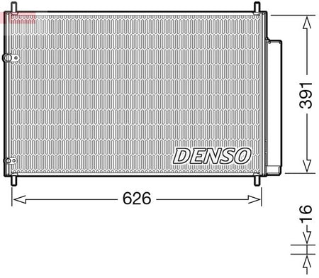 Denso DCN50041 Condenser, air conditioning - 1