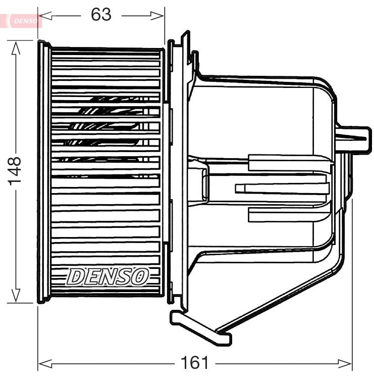 Denso DEA07027 Interior Blower - 1