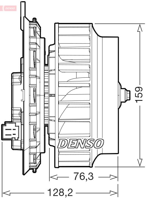 Denso DEA17016 Interior Blower - 1