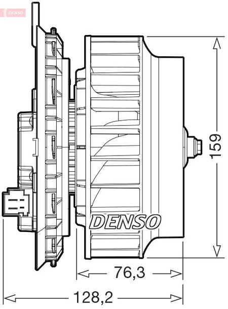 Denso DEA17016 Interior Blower - 1