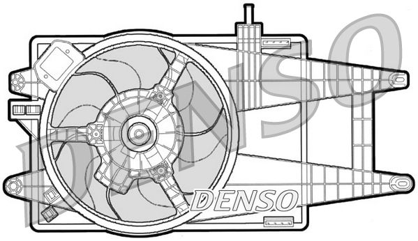 Denso DER09040 Fan, engine cooling - 1