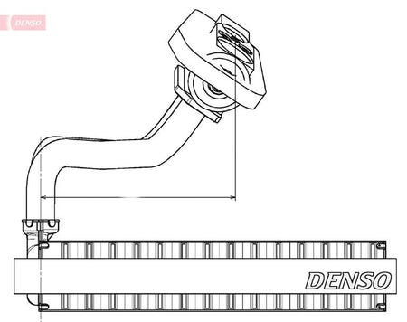 Denso DEV09020 Evaporator, air conditioning - 1