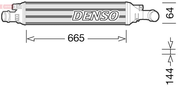 Denso DIT02036 Charge Air Cooler - 1