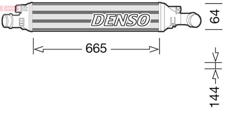 Denso DIT02036 Charge Air Cooler - 1