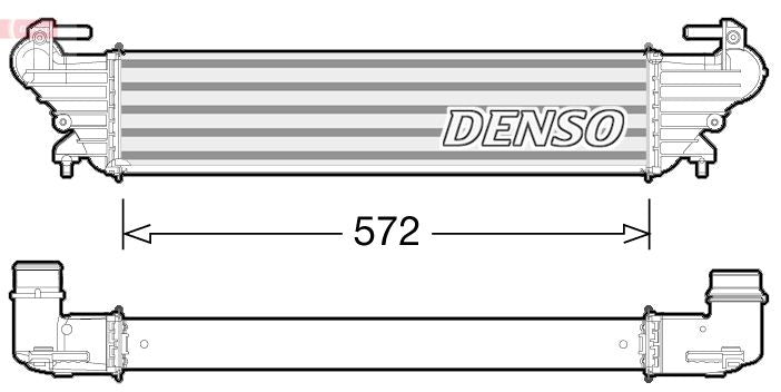 Denso DIT09114 Charge Air Cooler - 1