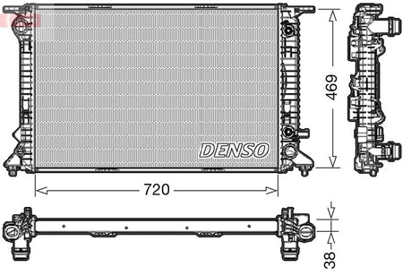 Denso DRM02023 Radiator, engine cooling - 1