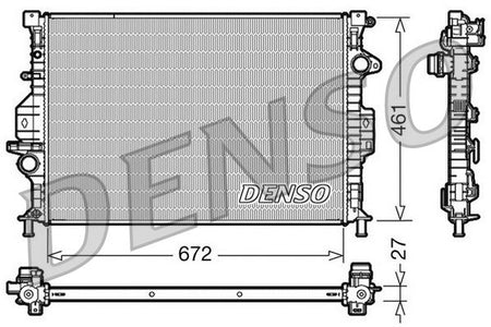 Denso DRM10069 Radiator, engine cooling - 1