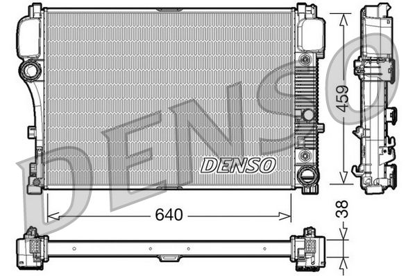 Denso DRM17008 Radiator, engine cooling - 1