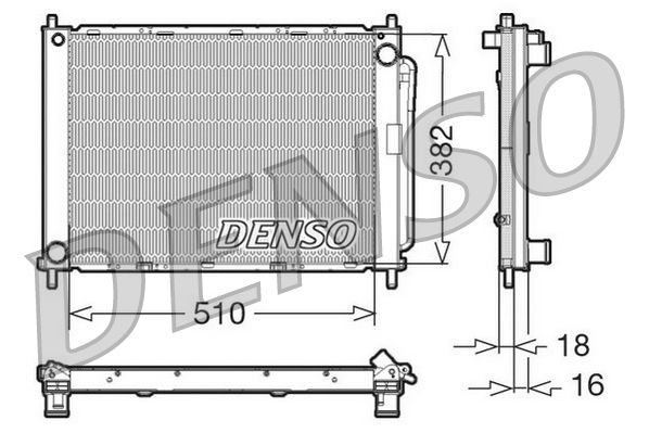 Denso DRM23100 Cooling Module - 1