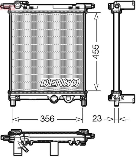 Denso DRM32036 Radiator, engine cooling - 1