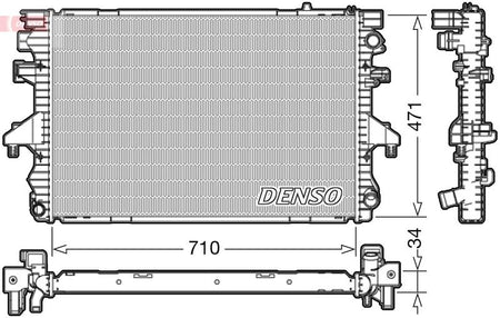 Denso DRM32040 Radiator, engine cooling - 1