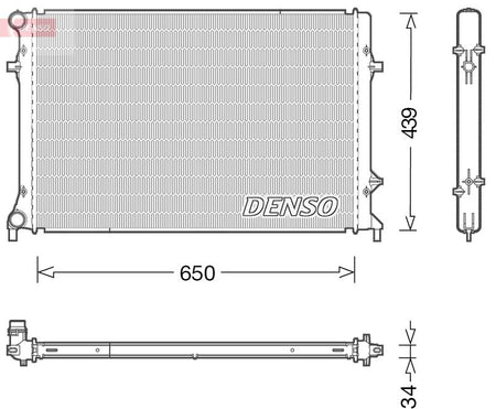 Denso DRM32042 Radiator, engine cooling - 1