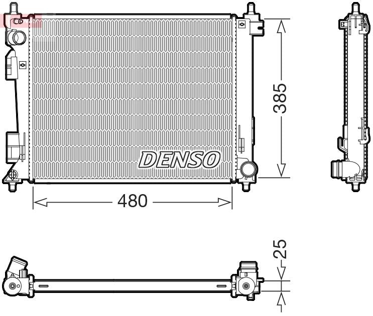 Denso DRM43011 Radiator, engine cooling - 1