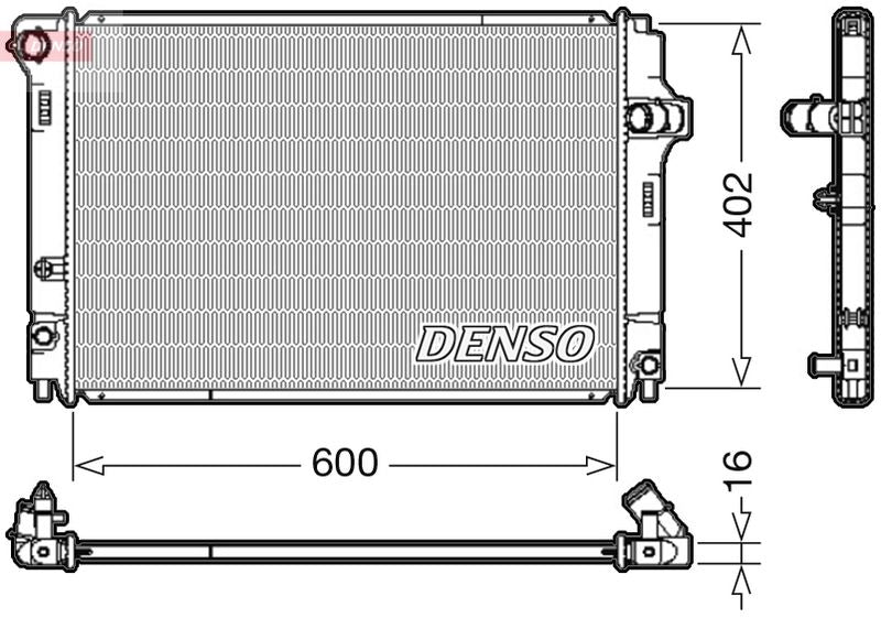 Denso DRM50089 Radiator, engine cooling - 1