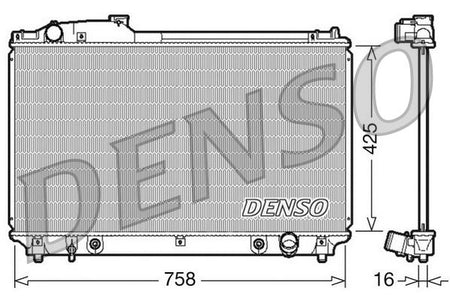 Denso DRM51003 Radiator, engine cooling - 1