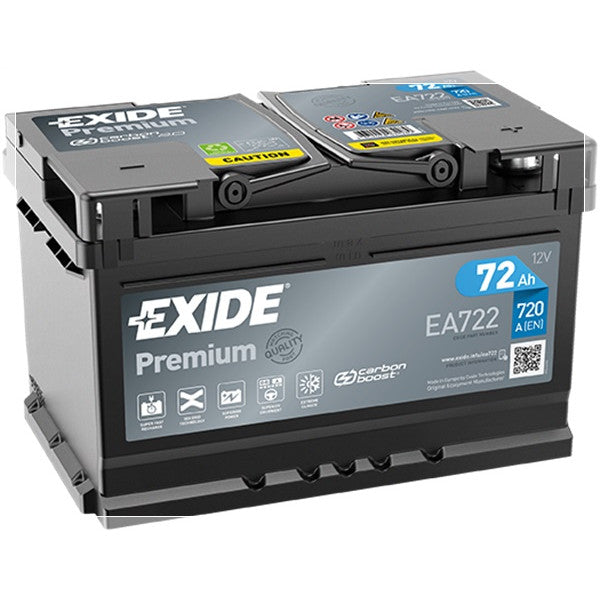 Exide Conventional Battery  - 12 V - 72Ah - 720CCA