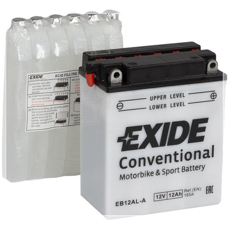 Exide Motorcycle Battery  - 12 V - 12Ah - 165CCA
