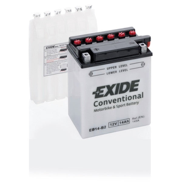 Exide Motorcycle Battery  - 12 V - 14Ah - 145CCA