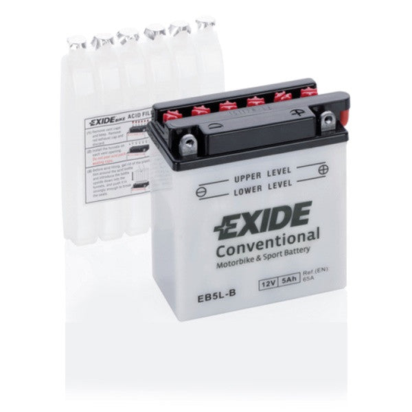 Exide Motorcycle Battery  - 12 V - 5Ah - 65CCA